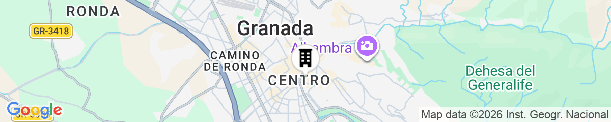 Map for Nest Flats Plaza del Carmen