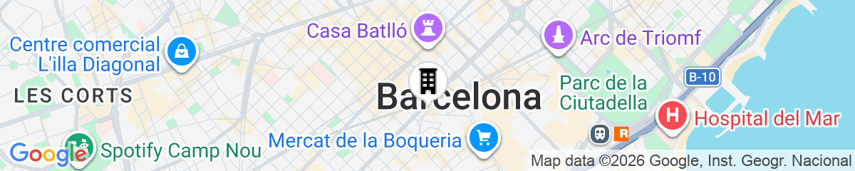 Map for Hotel Casa Luz