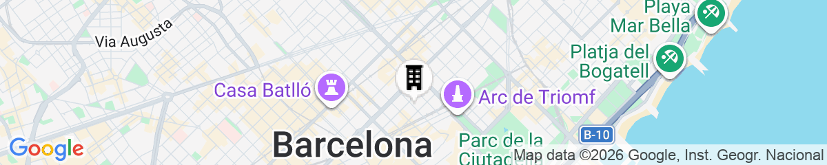 Map for Hostal Girona