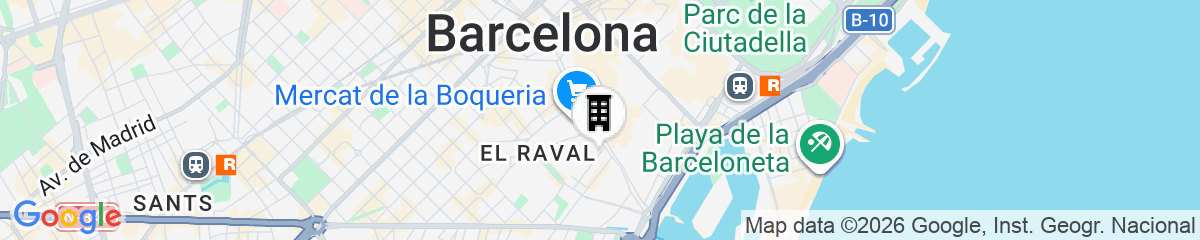 Map for Malacuna Barcelona