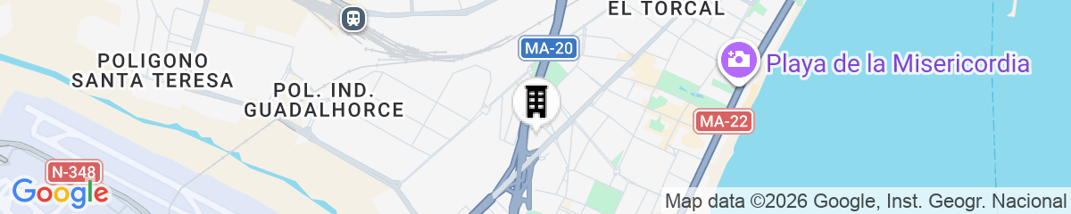Map for Malaga Vibes