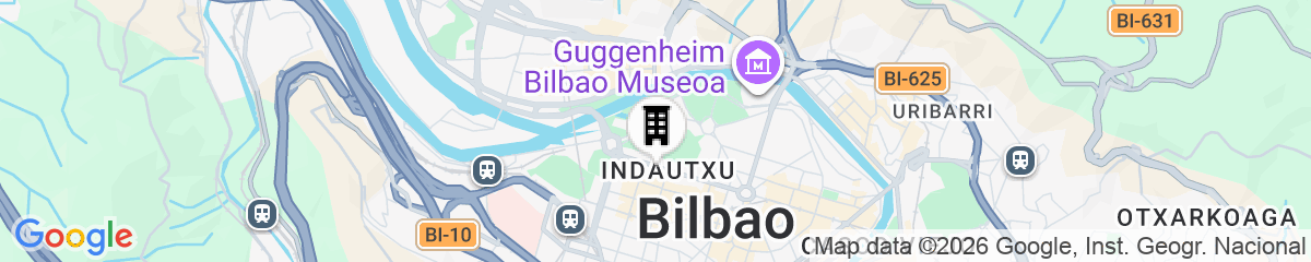 Map for Catalonia Gran Vía Bilbao