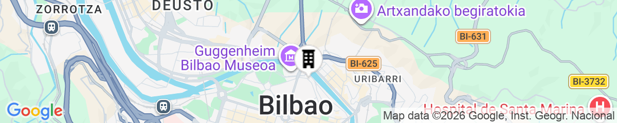 Map for Hotel Vincci Consulado De Bilbao