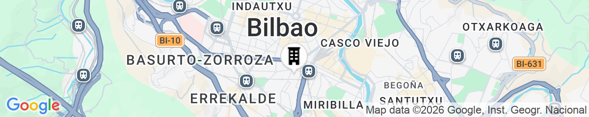 Map for voco Bilbao City by IHG