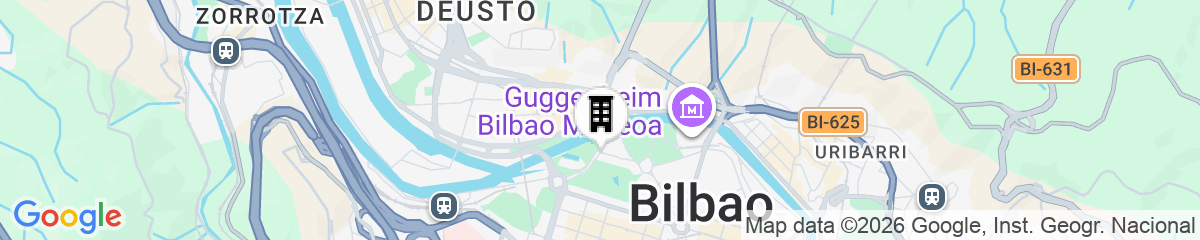 Map for Hotel Melia Bilbao