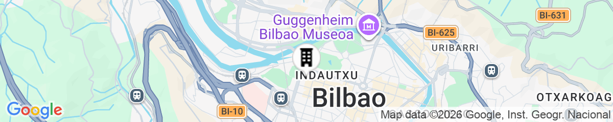 Map for Hotel ILUNION Bilbao