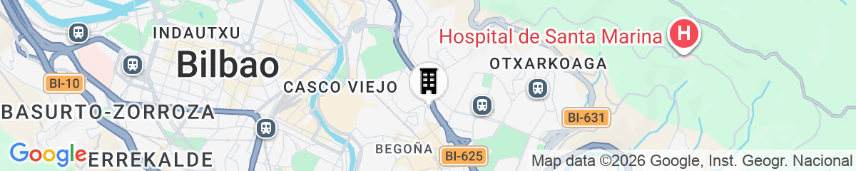 Map for Occidental Bilbao