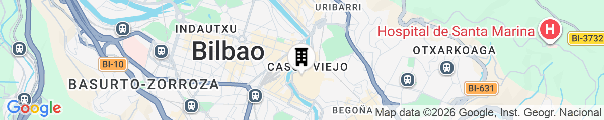 Map for room Select Bilbao