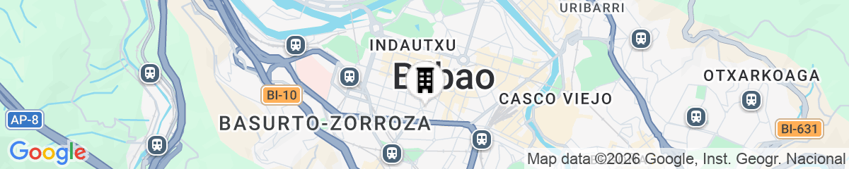 Map for Eurostars Indautxu