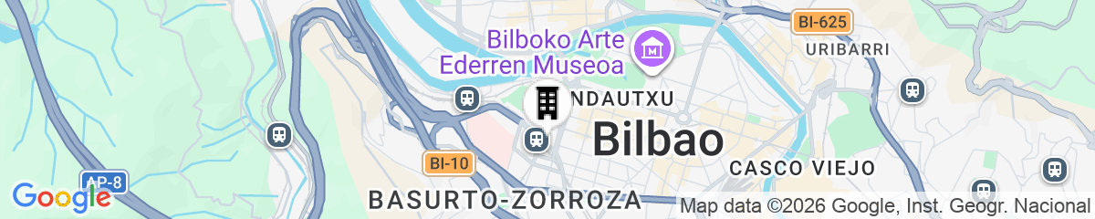 Map for Limehome Bilbao Zunzunegui