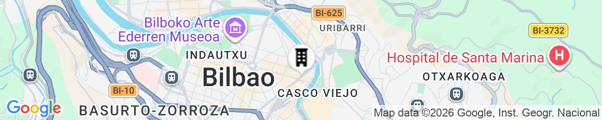 Map for B48 Bilbao Abando