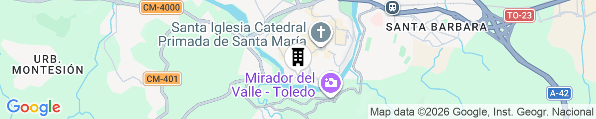 Map for Hotel Casona de la Reyna