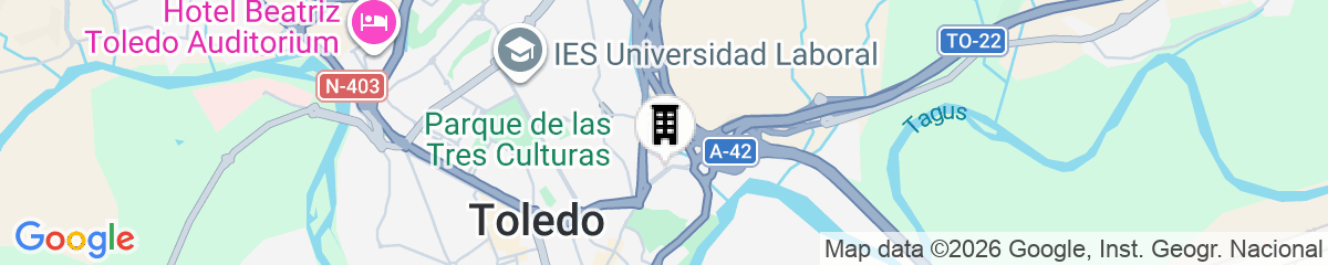 Map for Hostal Toledo