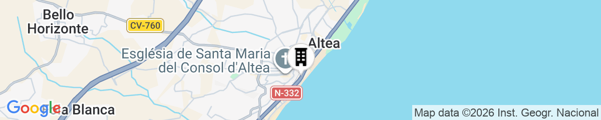 Map for Moona Hostal Altea