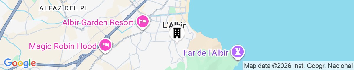 Map for Hotel & Spa Sun Palace Albir