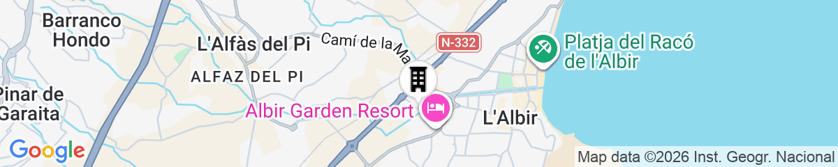 Map for Albir Experience Apartamentos