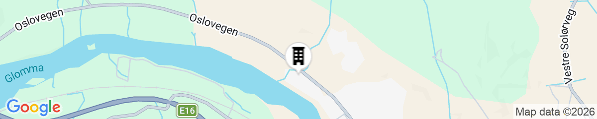 Map for Kongsvinger Budget Hotel