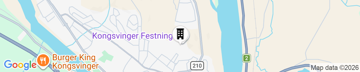 Map for Kongsvinger Castle Hotel & Resort