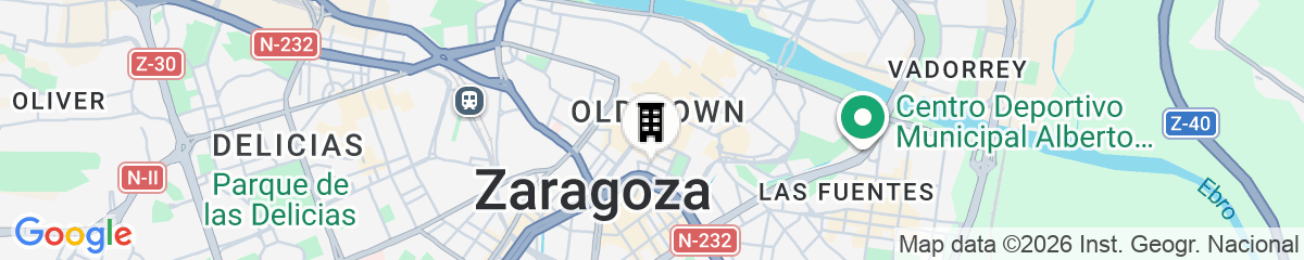 Map for NH Collection Gran Hotel de Zaragoza