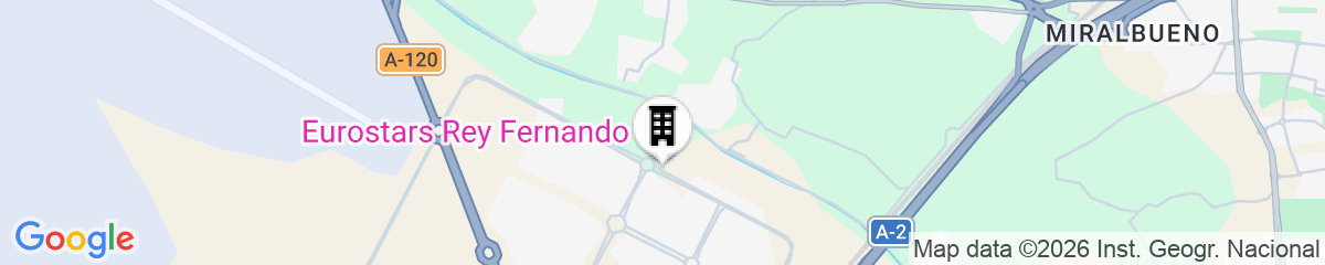 Map for Hotel Eurostars Rey Fernando