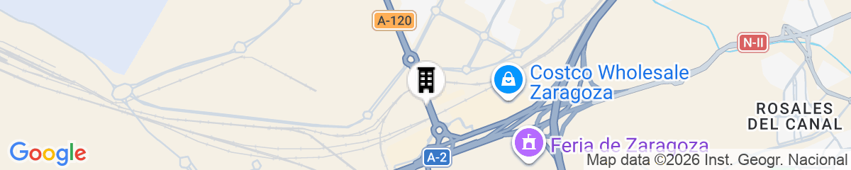 Map for Sercotel Plaza Feria