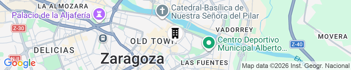 Map for ibis Styles Zaragoza Centro