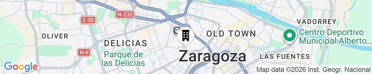 Map for Hotel Cesaraugusta