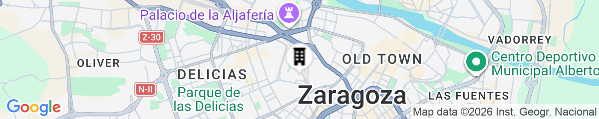 Map for iStay by NH Zaragoza Sport Hotel