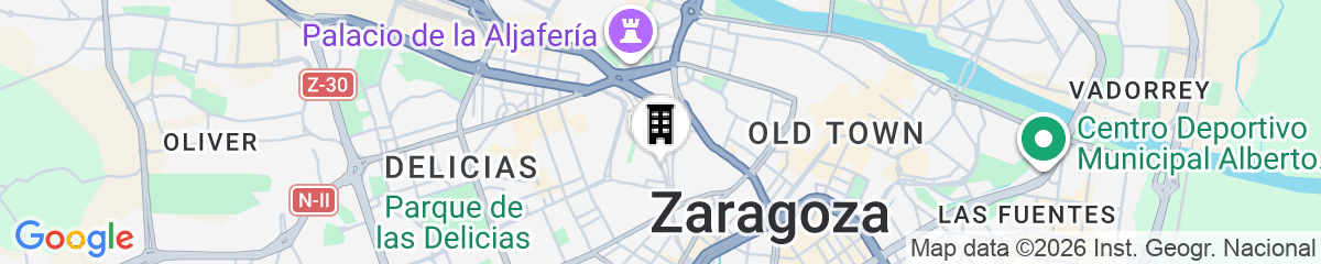 Map for VTZ Orús Factory Hotel - Parking Muy Económico