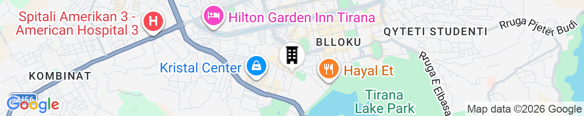 Map for Villa Garden Boutique Hotel Tirana