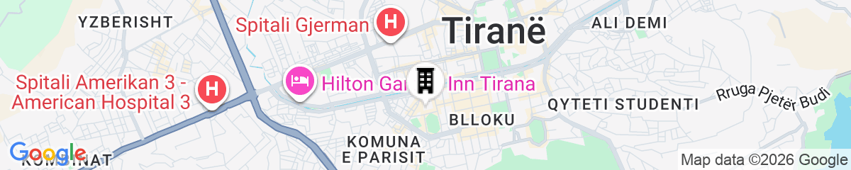 Map for Broadway Boutique Hotel