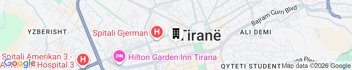 Map for Golden City Boutique Hotel, Tirana