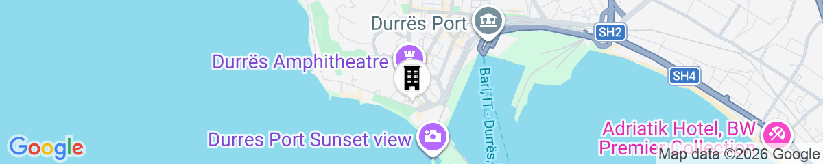 Map for Crowne Plaza Durres by IHG