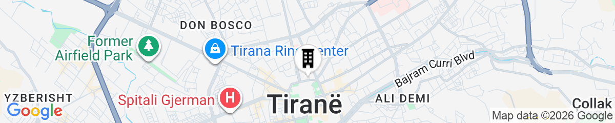 Map for Tirana Core Apartments by TS