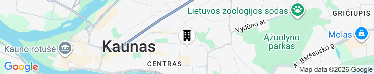 Map for Radisson Hotel Kaunas