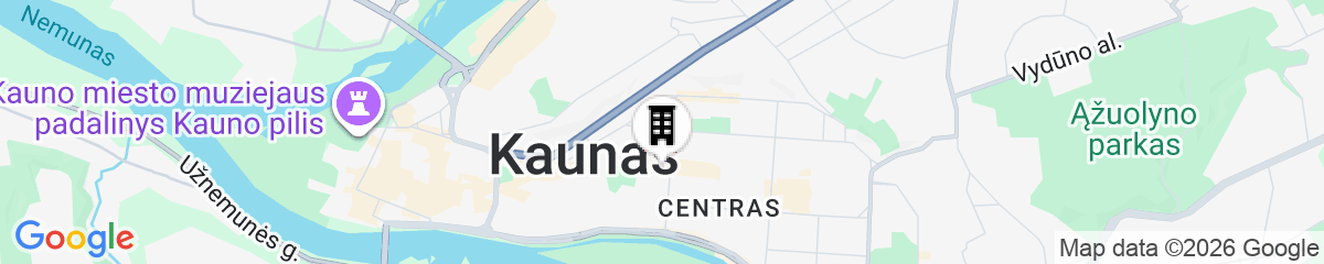 Map for Hotel Kaunas
