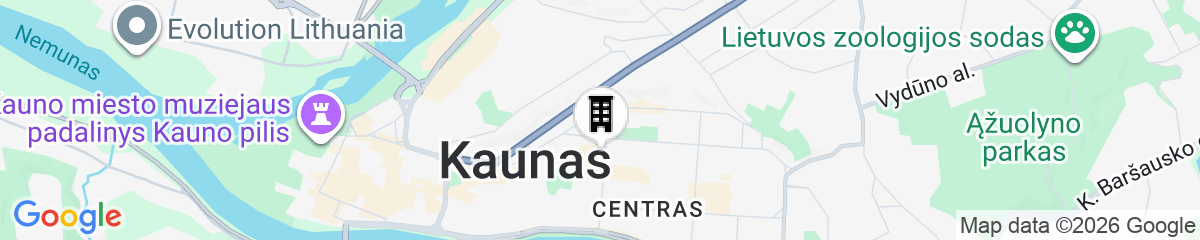 Map for Moxy Kaunas Center