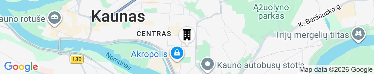 Map for Victoria hotel Kaunas