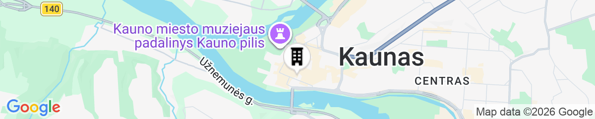 Map for Amberton Cozy Hotel Kaunas