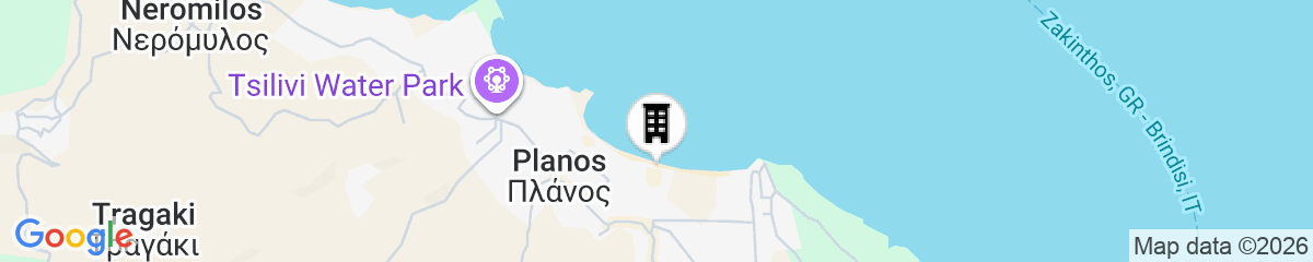 Map for Iakinthos Tsilivi Beach