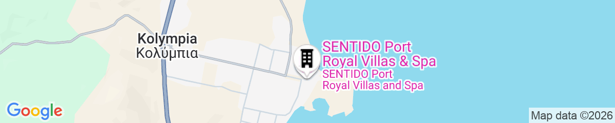 Map for Port Royal Villas & Spa