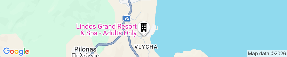 Map for Lindos Grand Resort & Spa - Adults only