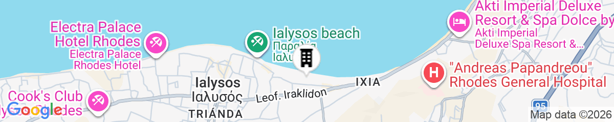 Map for The Ixian Grand & All Suites - Adults Only