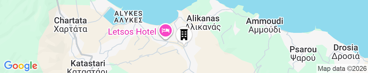 Map for Alykanas Beach Hotel by Zante Plaza