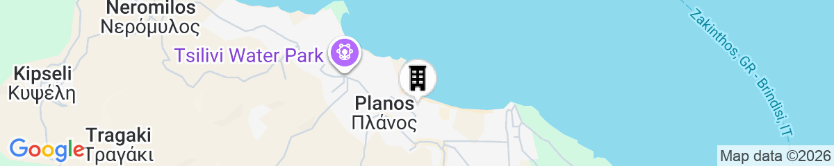 Map for Tsilivi Beach Hotel