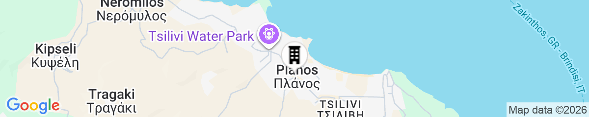 Map for Tesoro Hotel Zakynthos