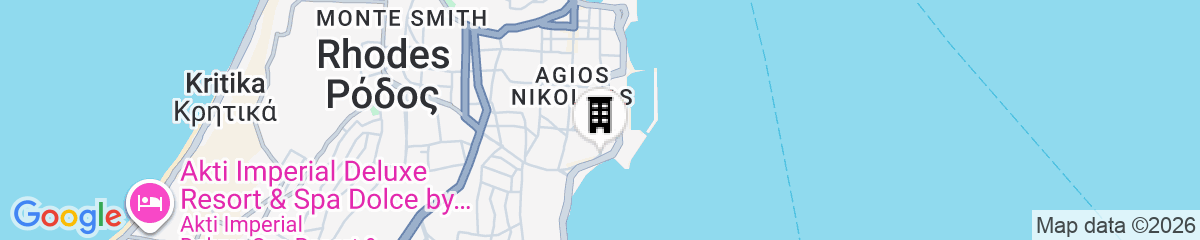 Map for Rhodos Horizon Marina