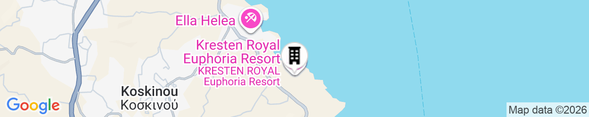 Map for Kresten Royal Euphoria Resort