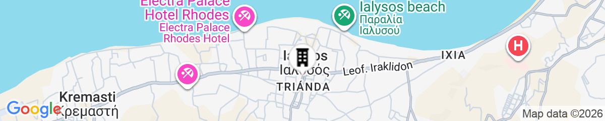 Map for Ialysos City Hotel