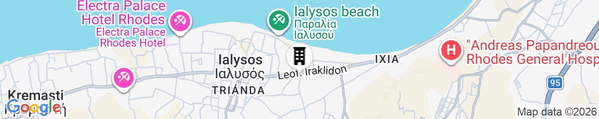 Map for Anixis Hotel